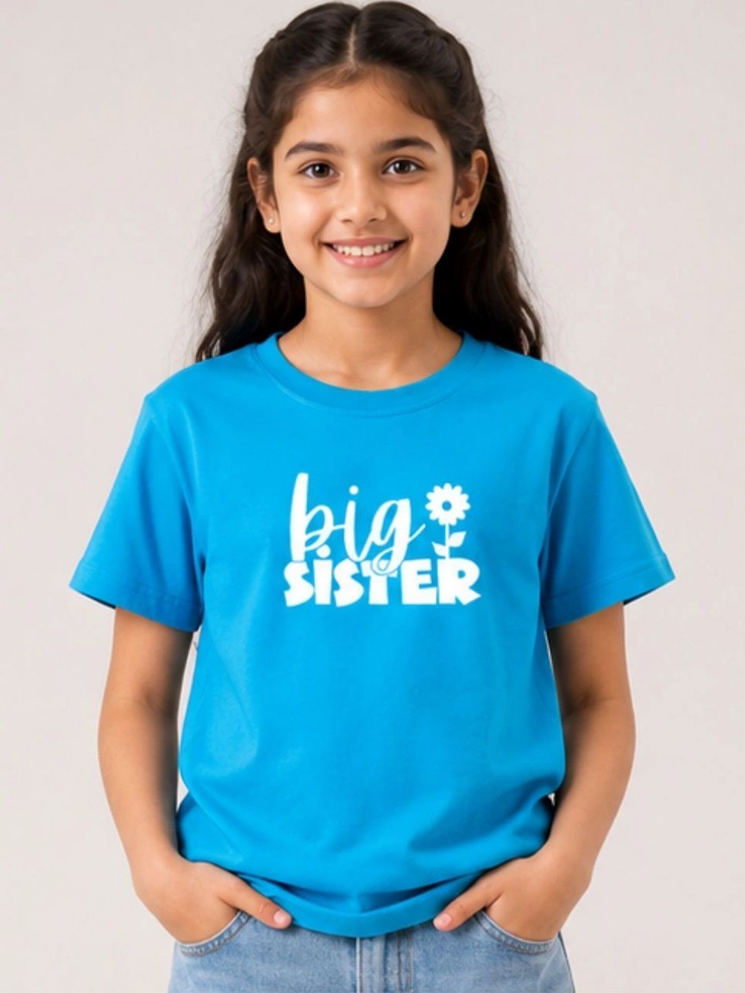 YAK YAK Girls Typography Printed Organic Cotton T-shirt-picture-13
