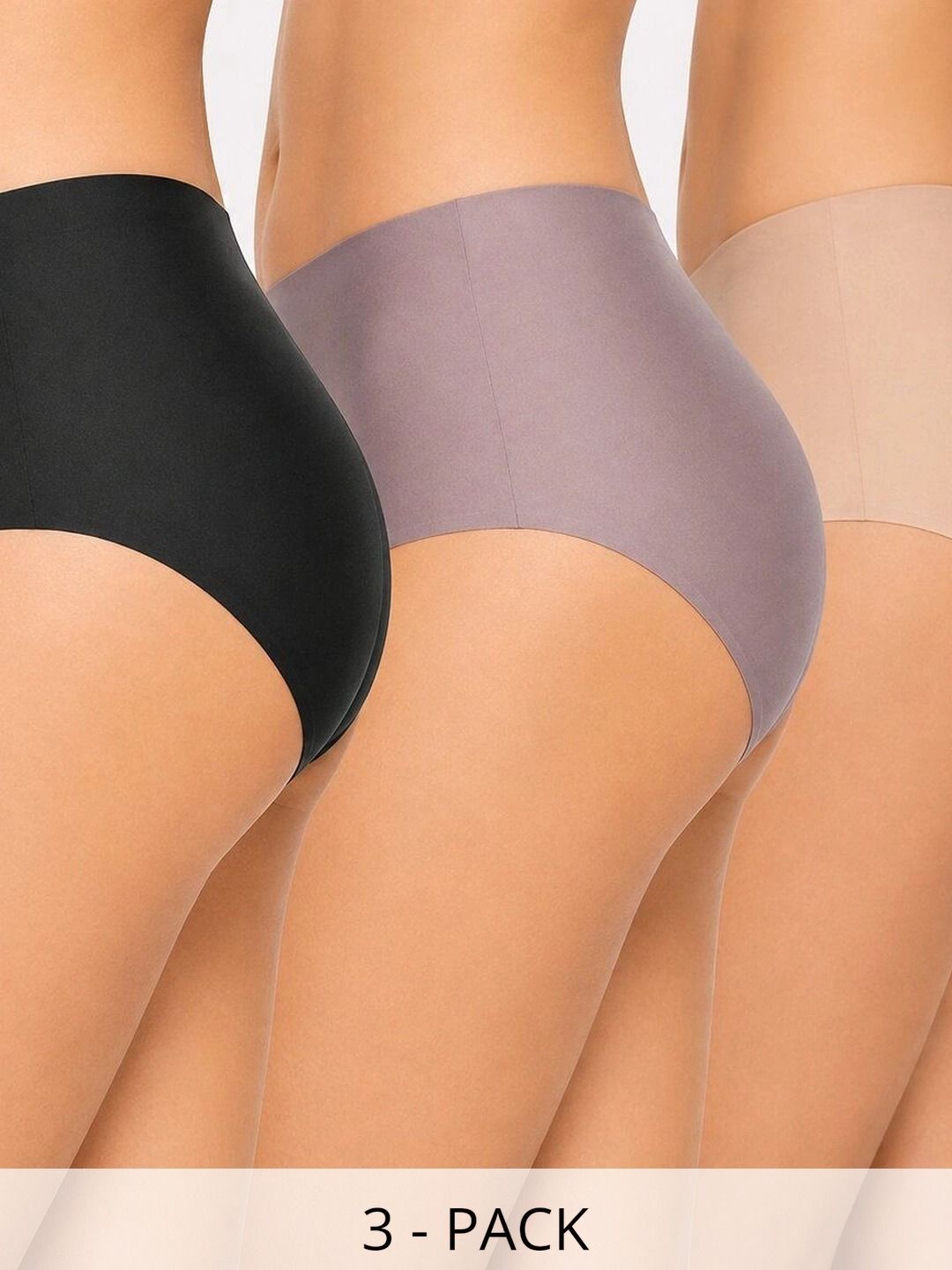 GLOVISH Women Pack of 3 Assorted Basic Briefs-picture-17