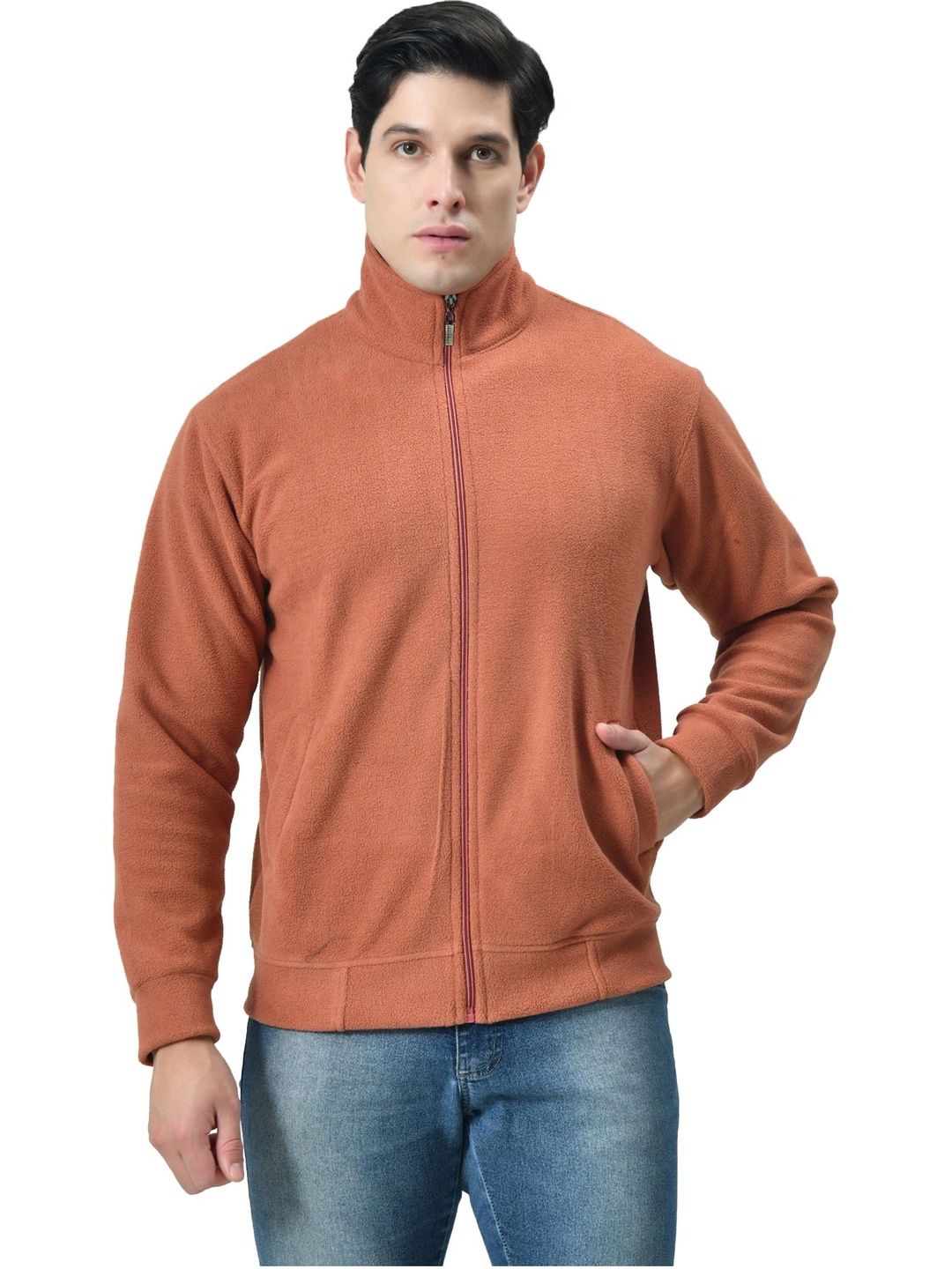 BAESD Men Woollen Lightweight Open Front Jacket-picture-11