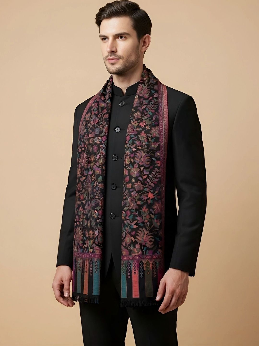 MUFFLY Men Embroidered Stole-picture-15
