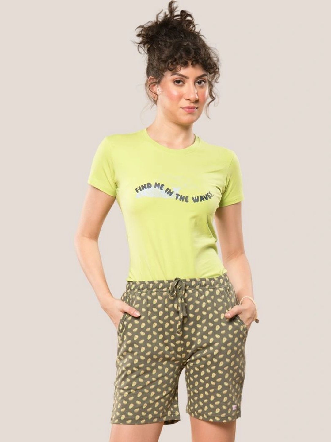 Aphro Women Printed Shorts-picture-11
