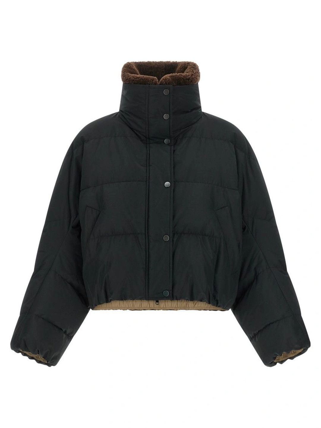 Brunello Cucinelli Women Insulator Crop Puffer Jacket-picture-10