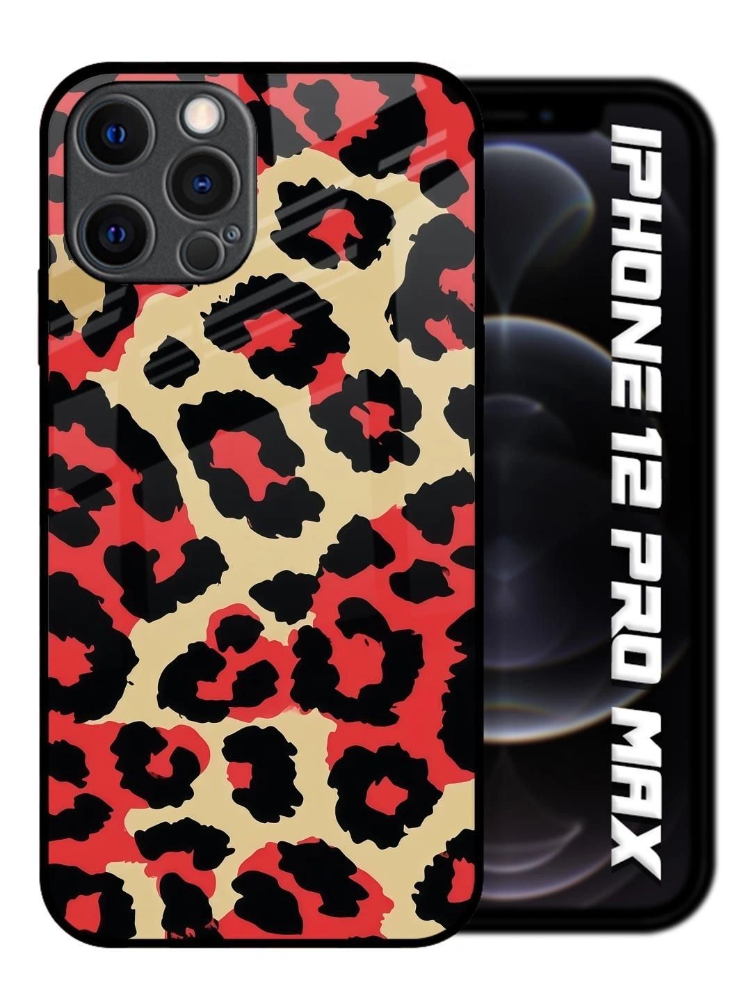 QRIOH Abstract Printed iPhone 12 Pro Max Back Case Mobile Accessories-image-42