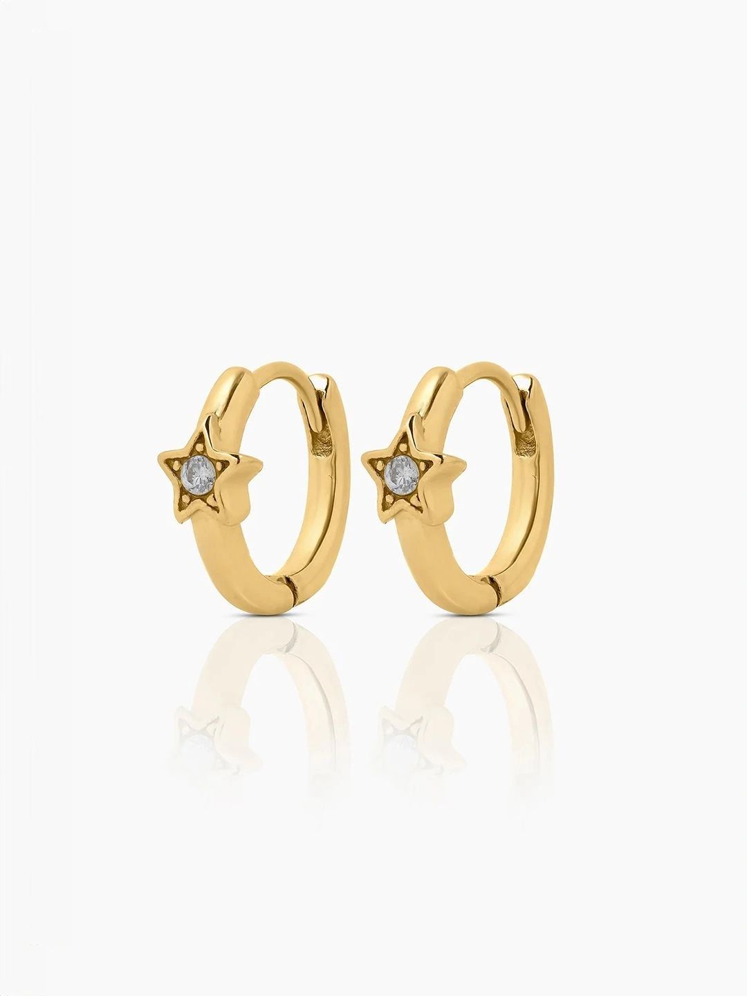 SWASHAA Star Shaped Hoop Earrings-picture-45