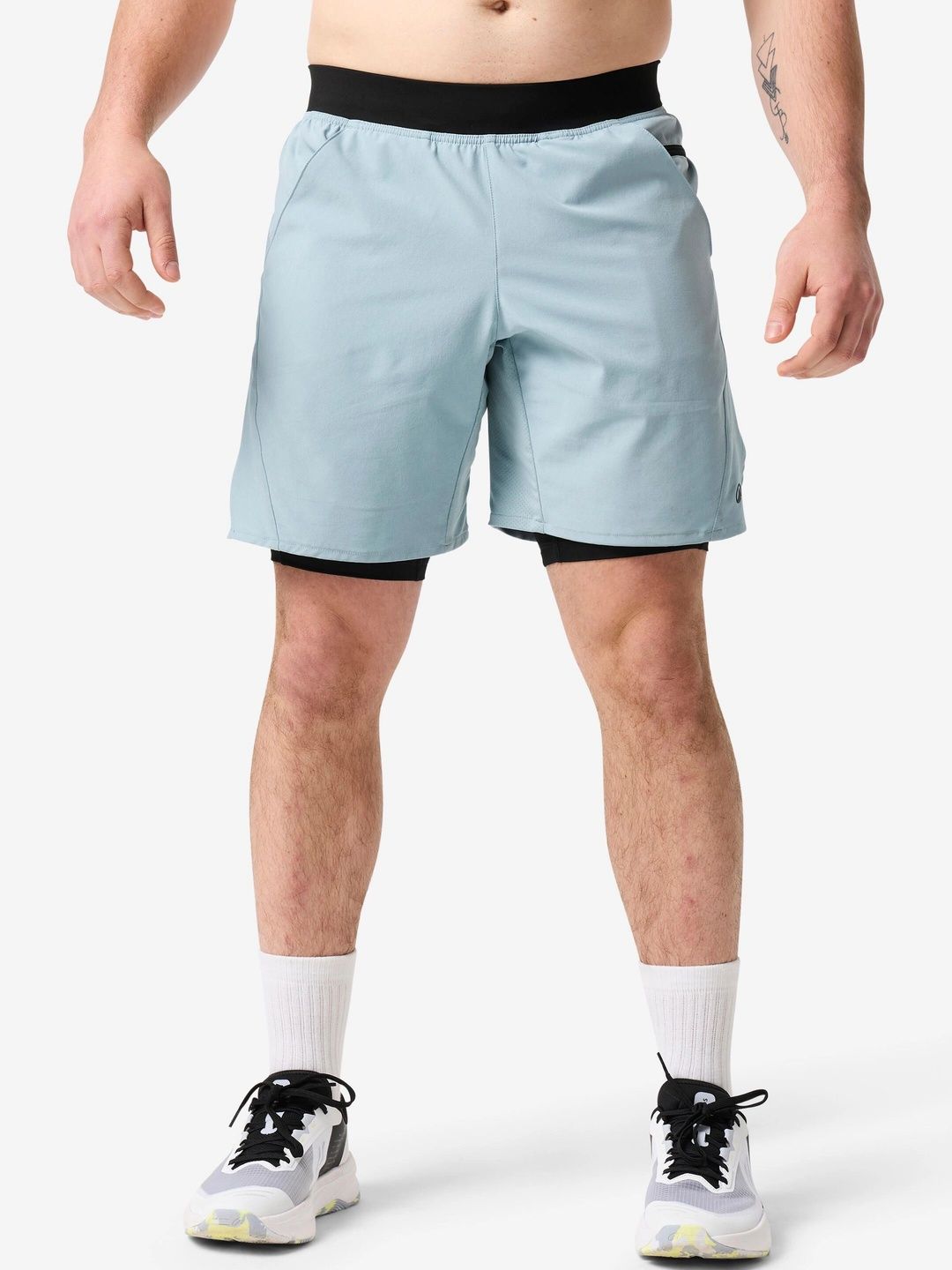 Decathlon Men Low-Rise Training or Gym Sports Shorts-image-32