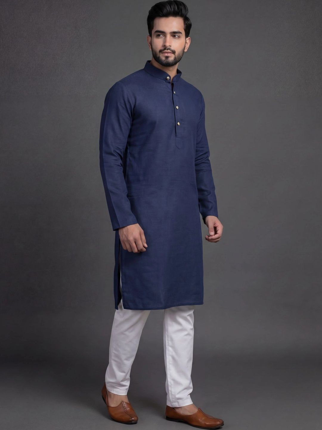 Tibra Collection Men Regular Kurta with Pyjamas-picture-15