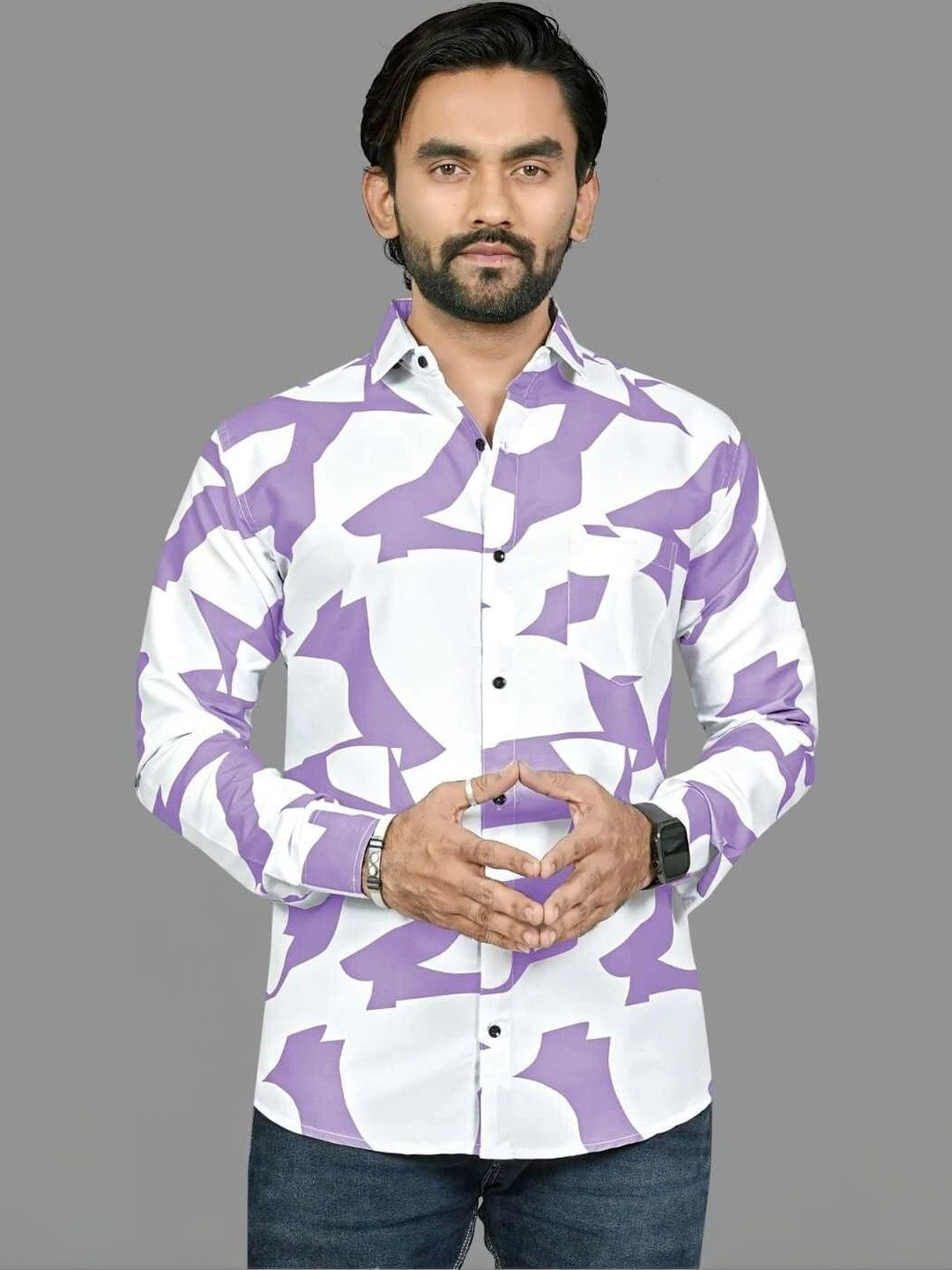 RADIANCE CREATION Men Comfort Printed Casual Shirt-picture-36