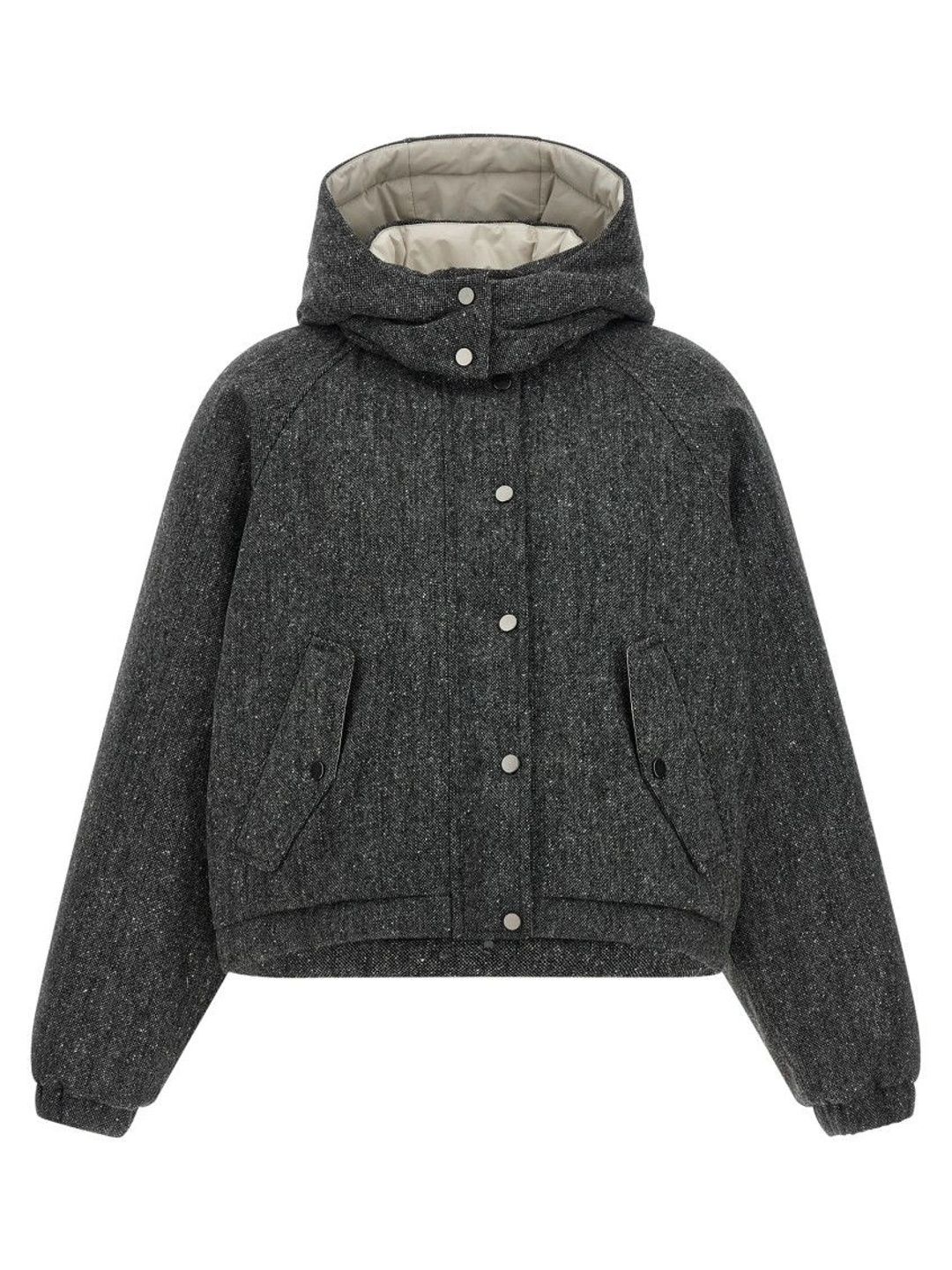 Brunello Cucinelli Women Woollen Insulator Puffer Jacket-picture-38