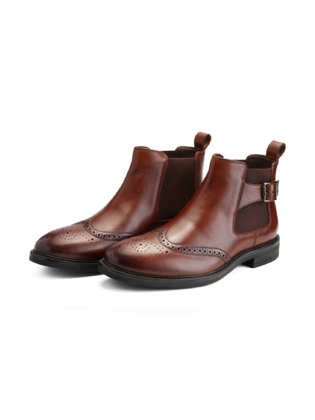 CORDWAINERS Men Perforations Leather Brogues-image-8