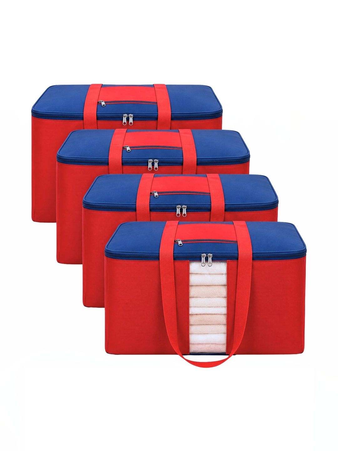 Easy Home Navy Blue Set of 4 Regular Multi-Utility Organisers-image-33