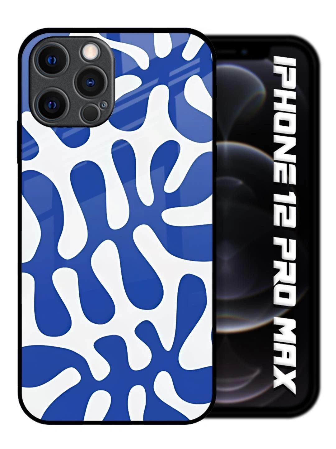 QRIOH Abstract Printed iPhone 12 Pro Max Back Case Mobile Accessories-picture-50
