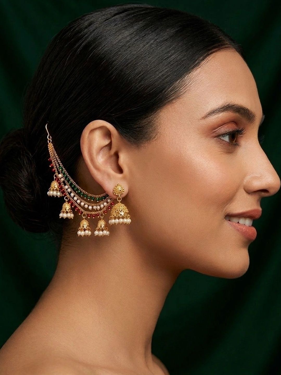 DURATI Circular Jhumkas Earrings-picture-16