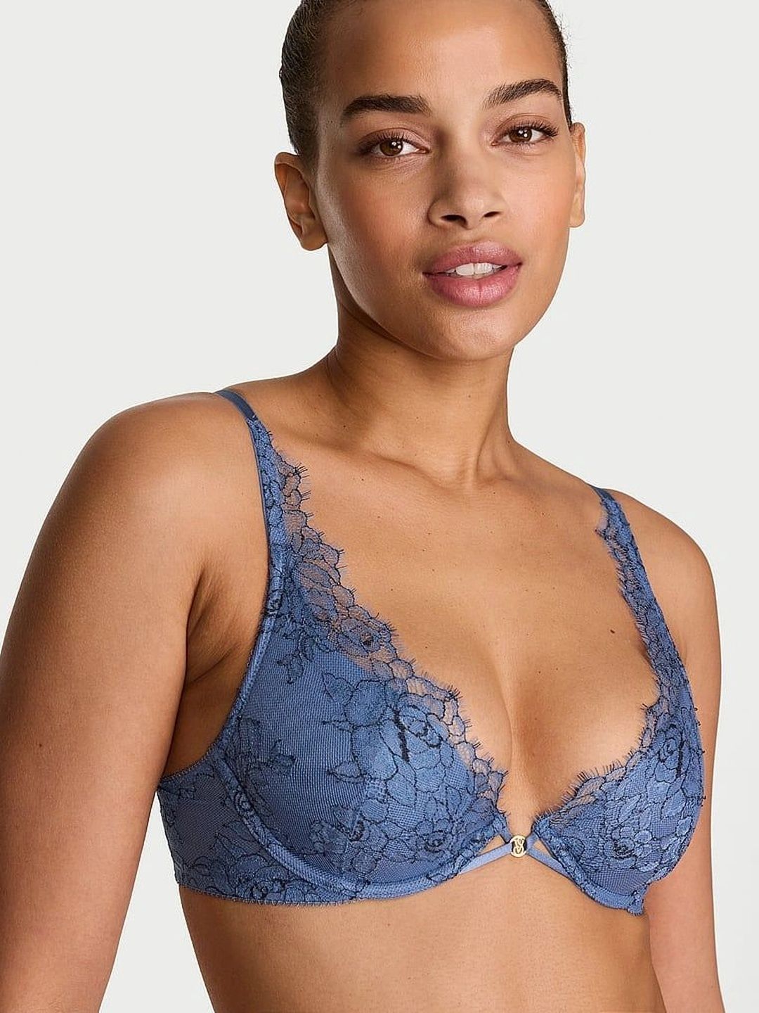 Victoria's Secret Floral Bra Medium Coverage Underwired Lightly Padded-picture-23