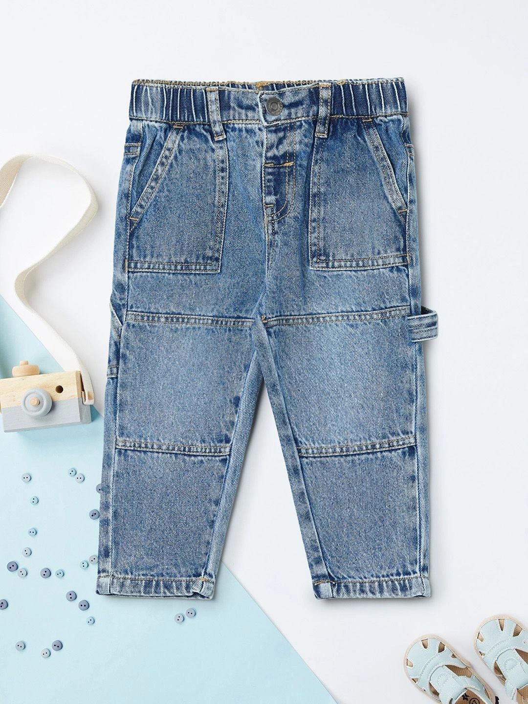 max Boys Regular Fit Mid-Rise Stretchable Jeans-picture-25