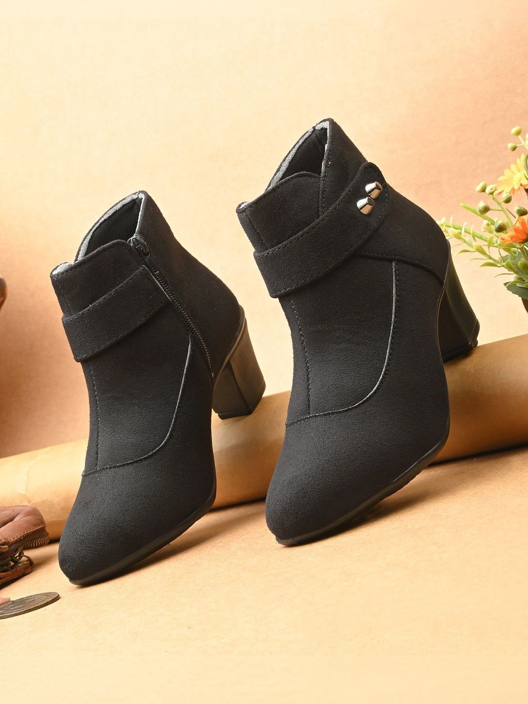 Killer Women Round Toe Zip Regular Boots-picture-34