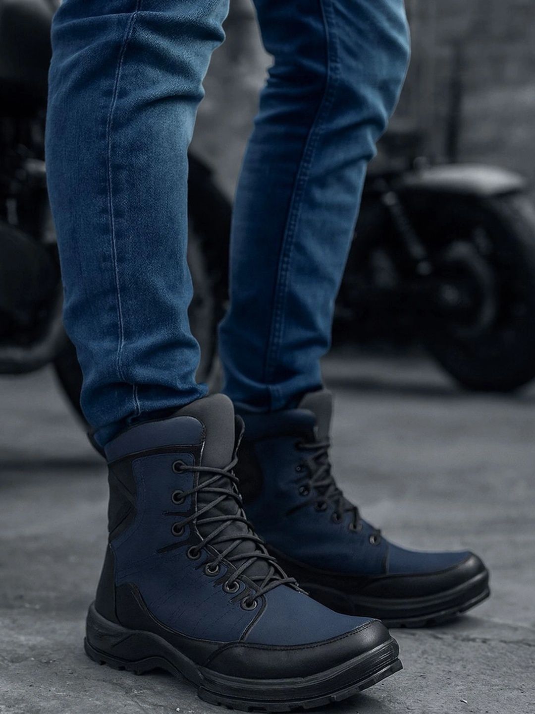 Killer Men Round Toe Hiking Boots-image-34