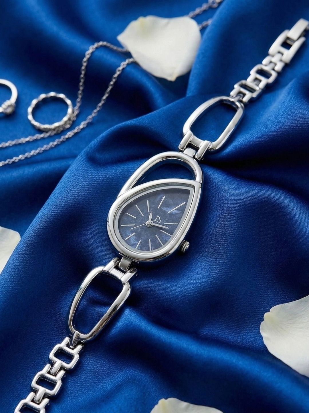 EVRGLOW Girls Dial & Stainless Steel Bracelet Style Straps Analogue Watch ERW-42-BLUE-picture-52