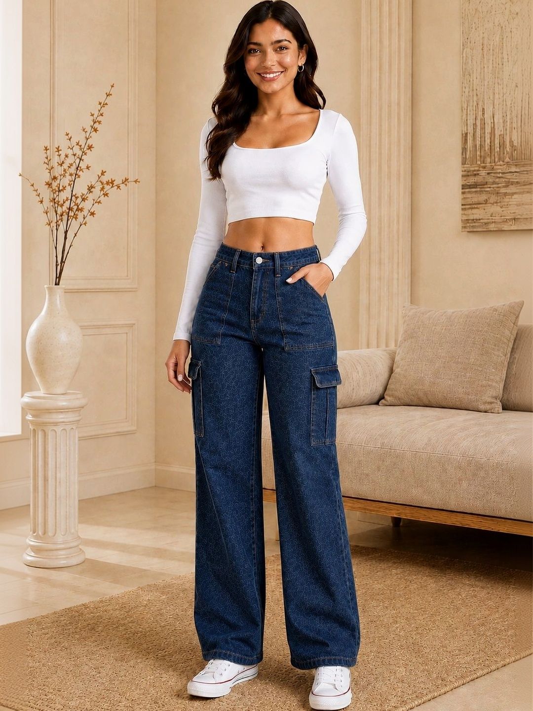 Chemistry Women Comfort Wide Leg High-Rise Jeans-picture-36