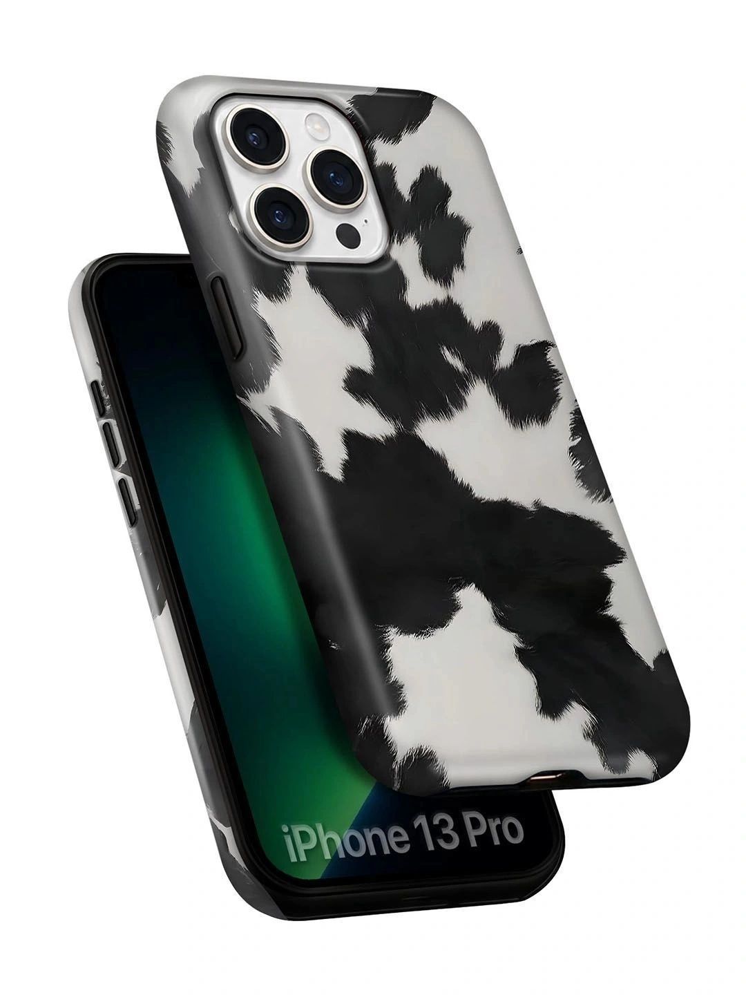 QRIOH Abstract Printed iPhone 13 Pro Back Case Mobile Accessories-picture-18