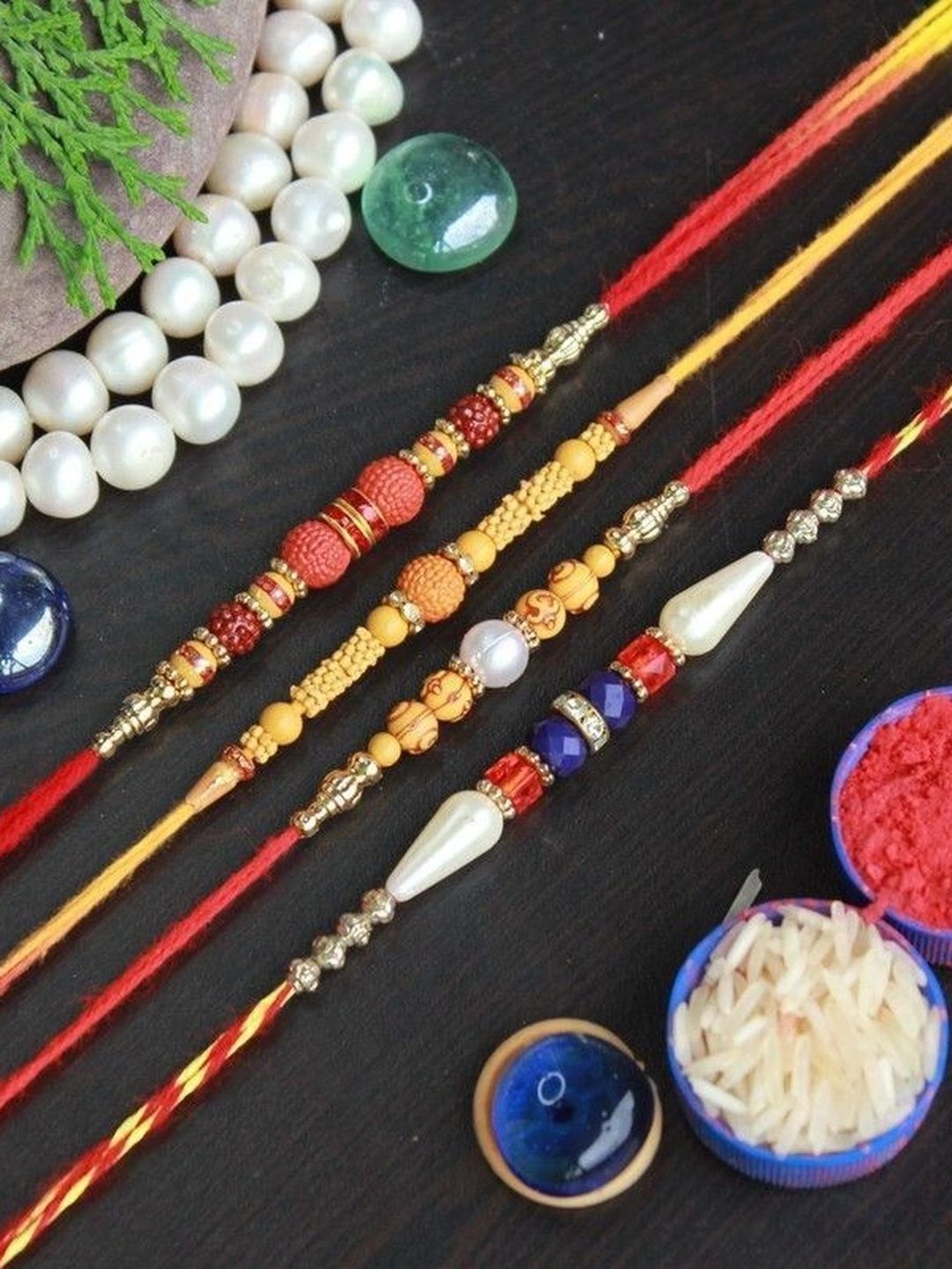 Sangria Thread Rakhi-picture-16