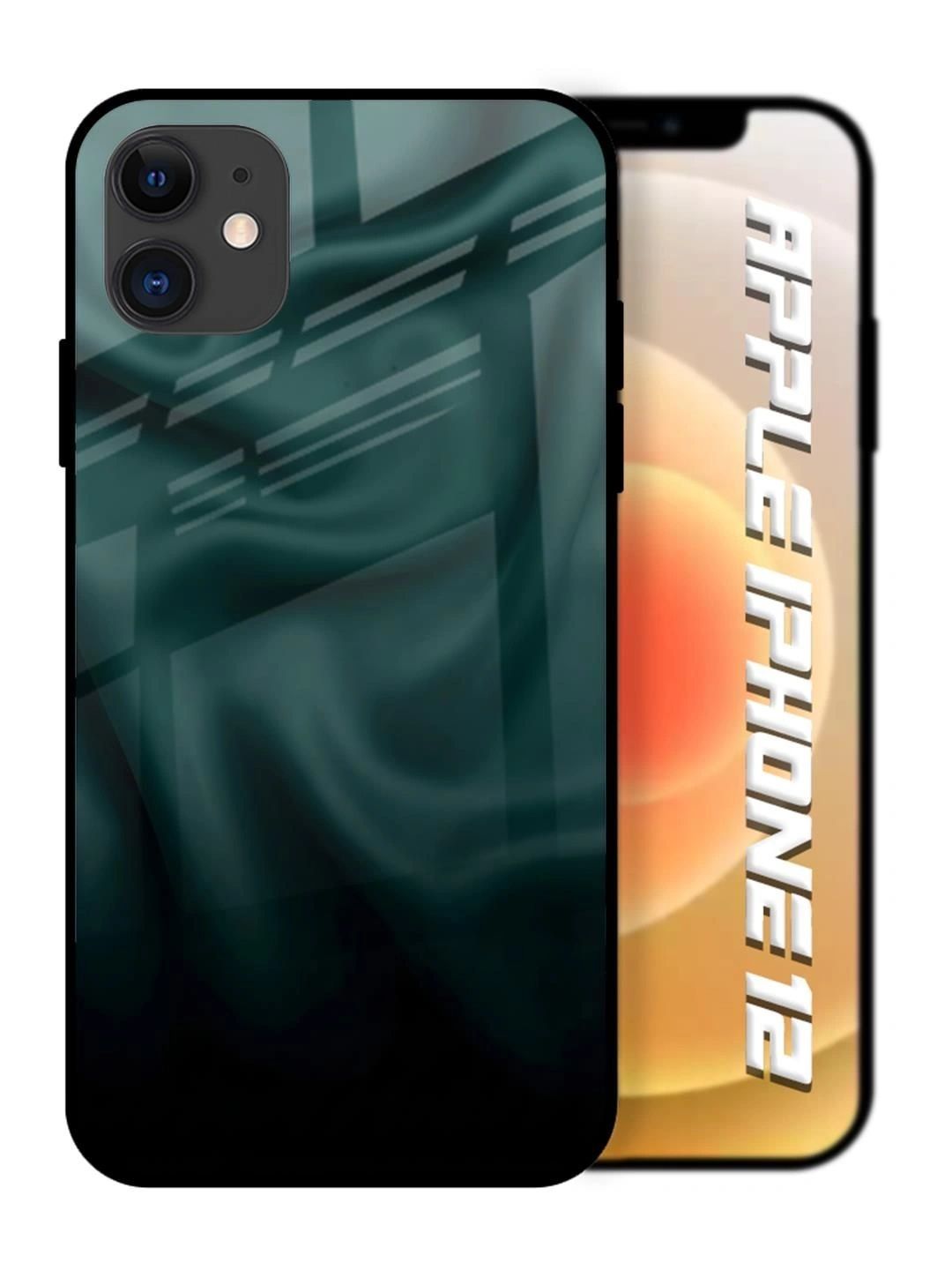 QRIOH Abstract Printed iPhone 12 Back Case Mobile Accessories-picture-34