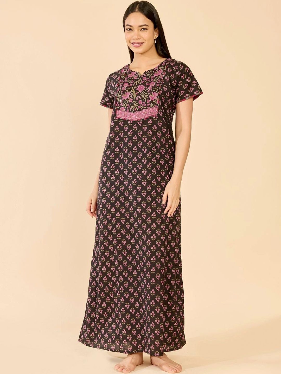 Maybell Printed Maxi Nightdress-picture-17