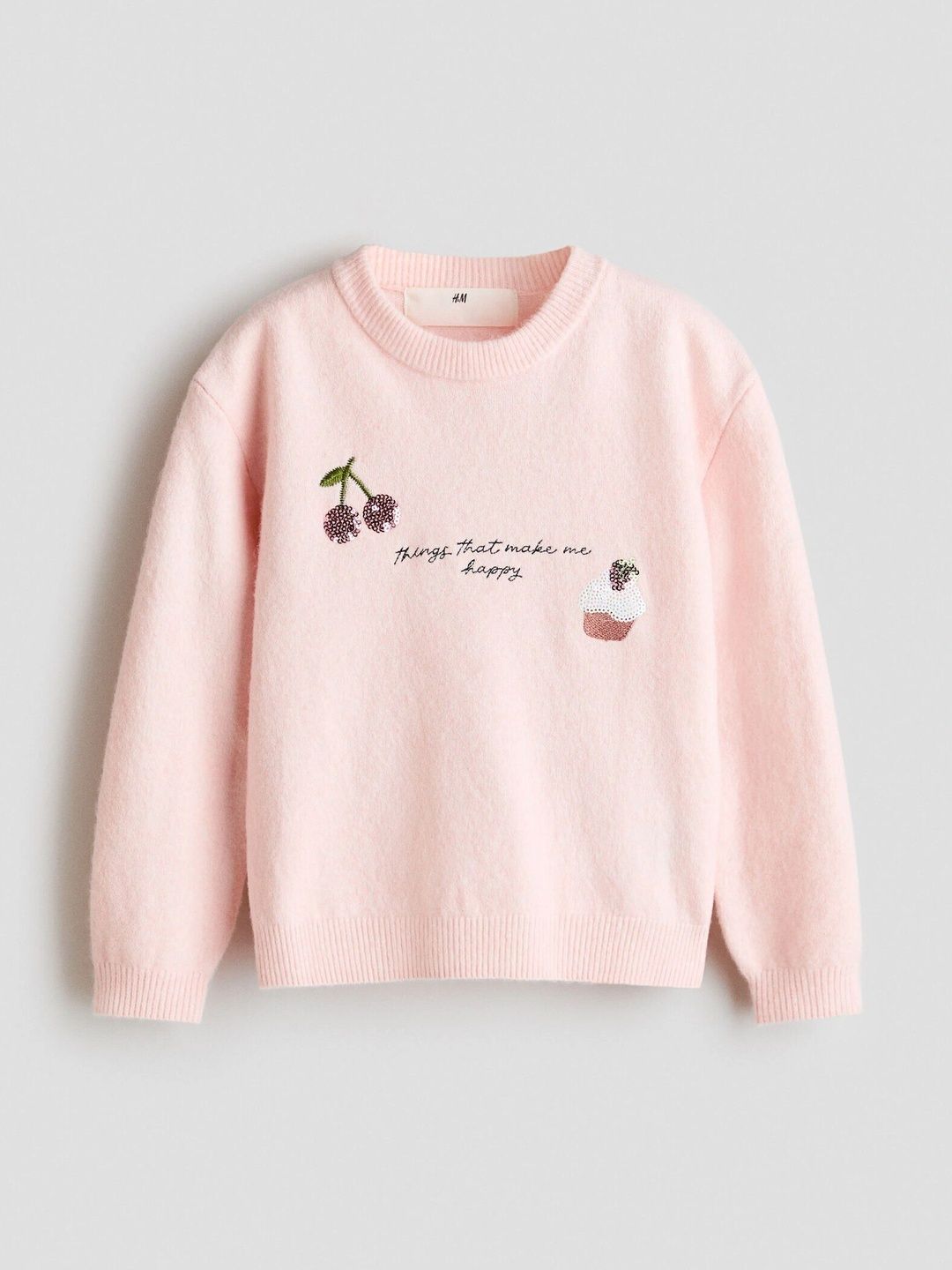 H&M Girls Printed Pullover with Embellished Detail-picture-32