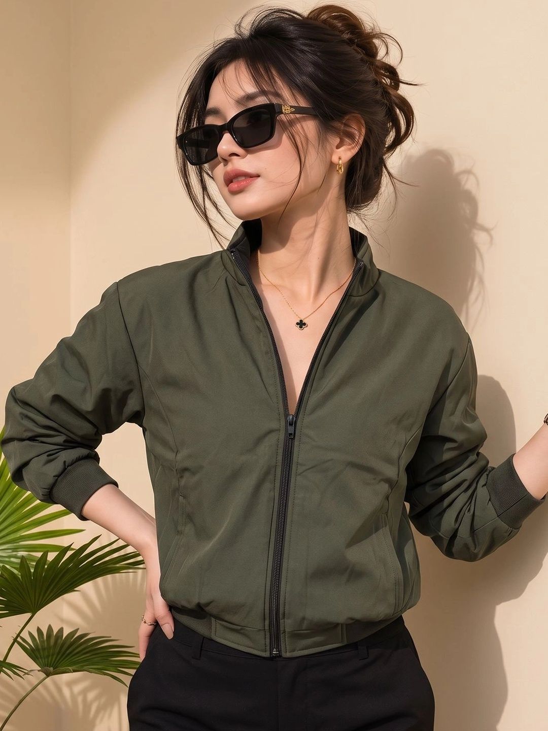Moda Rapido Women Bomber Jacket-picture-42