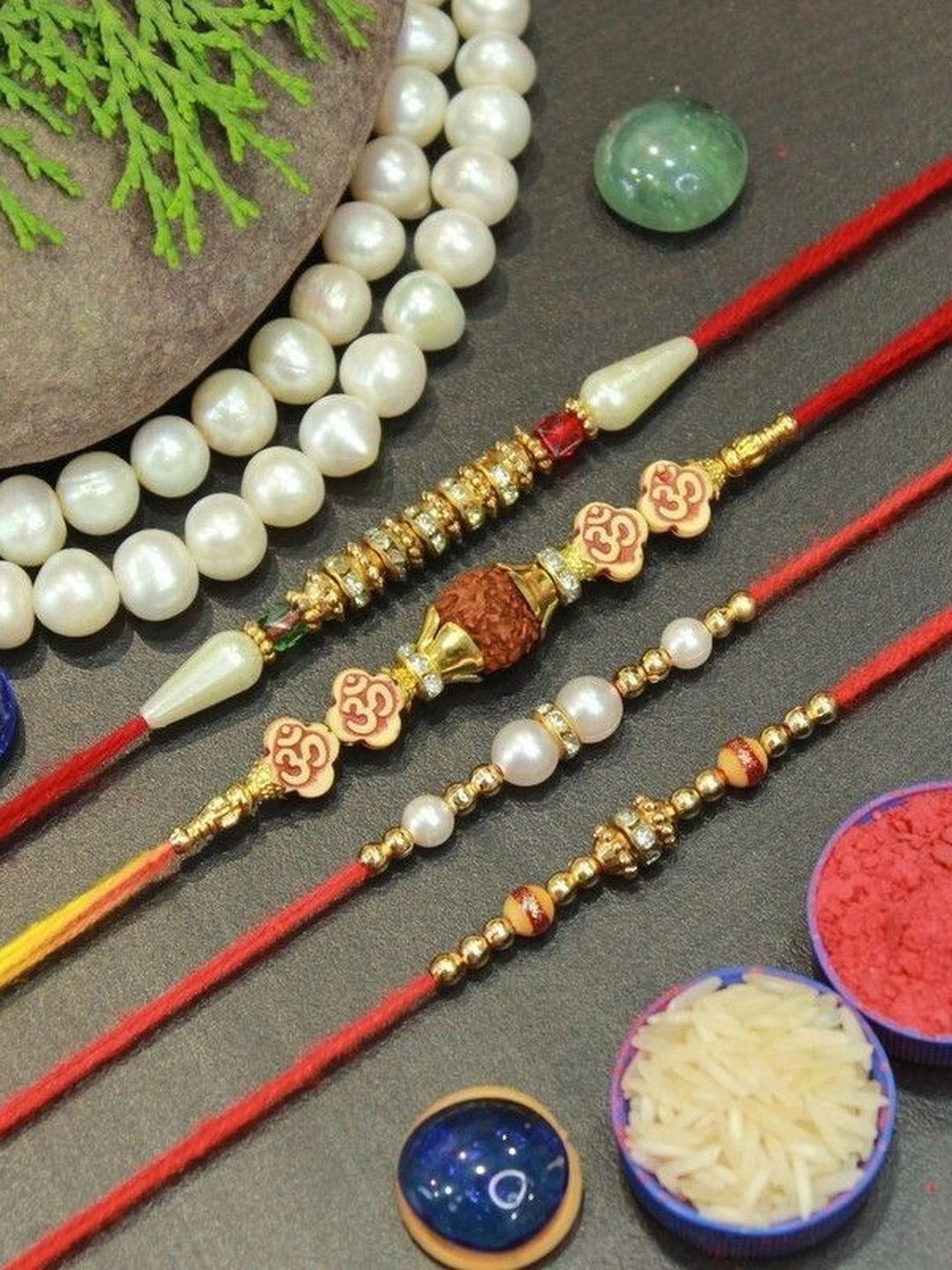Sangria Thread Rakhi-picture-20