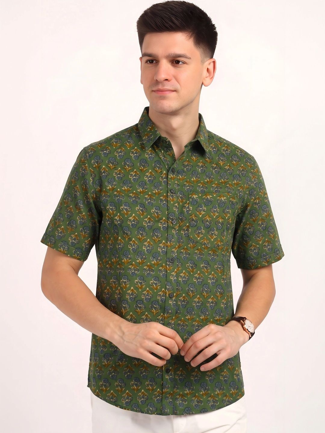 BLOCKS OF INDIA Men Comfort Printed Casual Shirt-picture-32