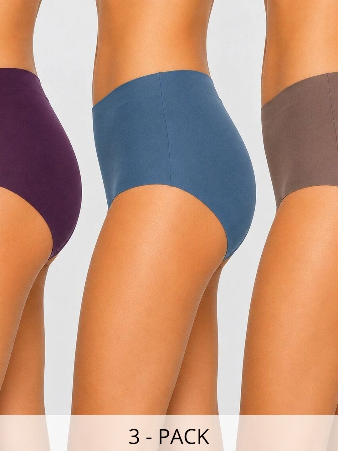 GLOVISH Women Pack of 3 Assorted Basic Briefs-picture-13
