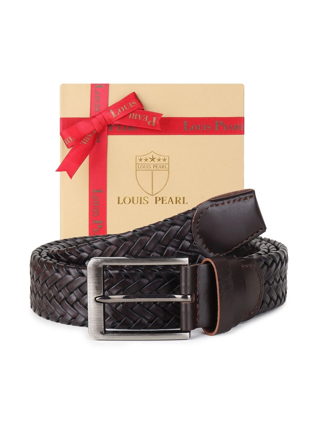 LOUIS PEARL Men Braided Leather Reversible Belt-picture-54