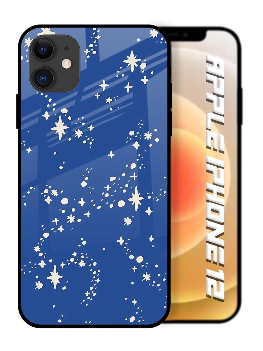 QRIOH Abstract Printed iPhone 12 Back Case Mobile Accessories-picture-51