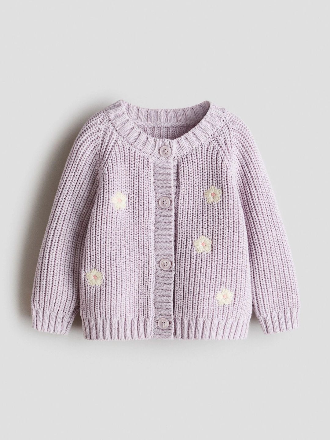 H&M Girls Embroidered Cardigan with Embroidered Detail-image-42