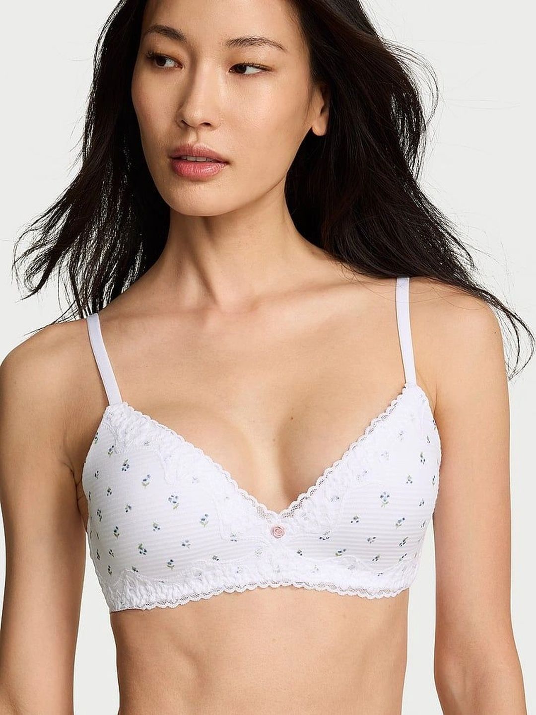 Victoria's Secret Floral Bra Medium Coverage Lightly Padded-picture-32