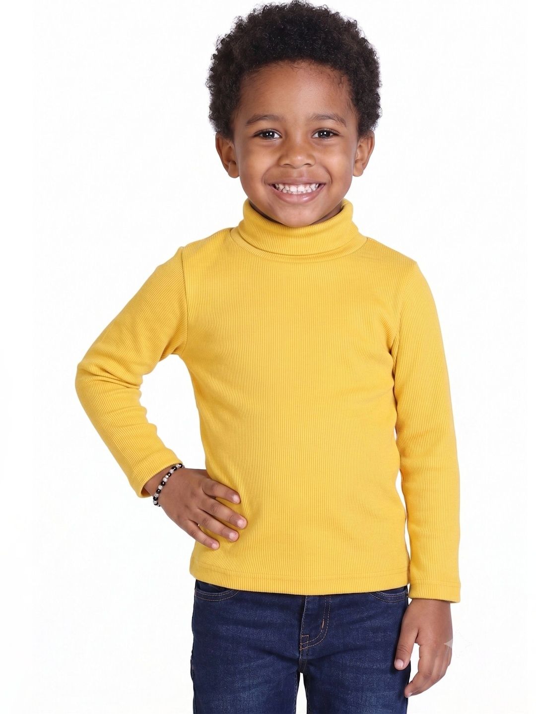 DESNUDA Unisex Kids Ribbed Woollen Pullover-picture-43