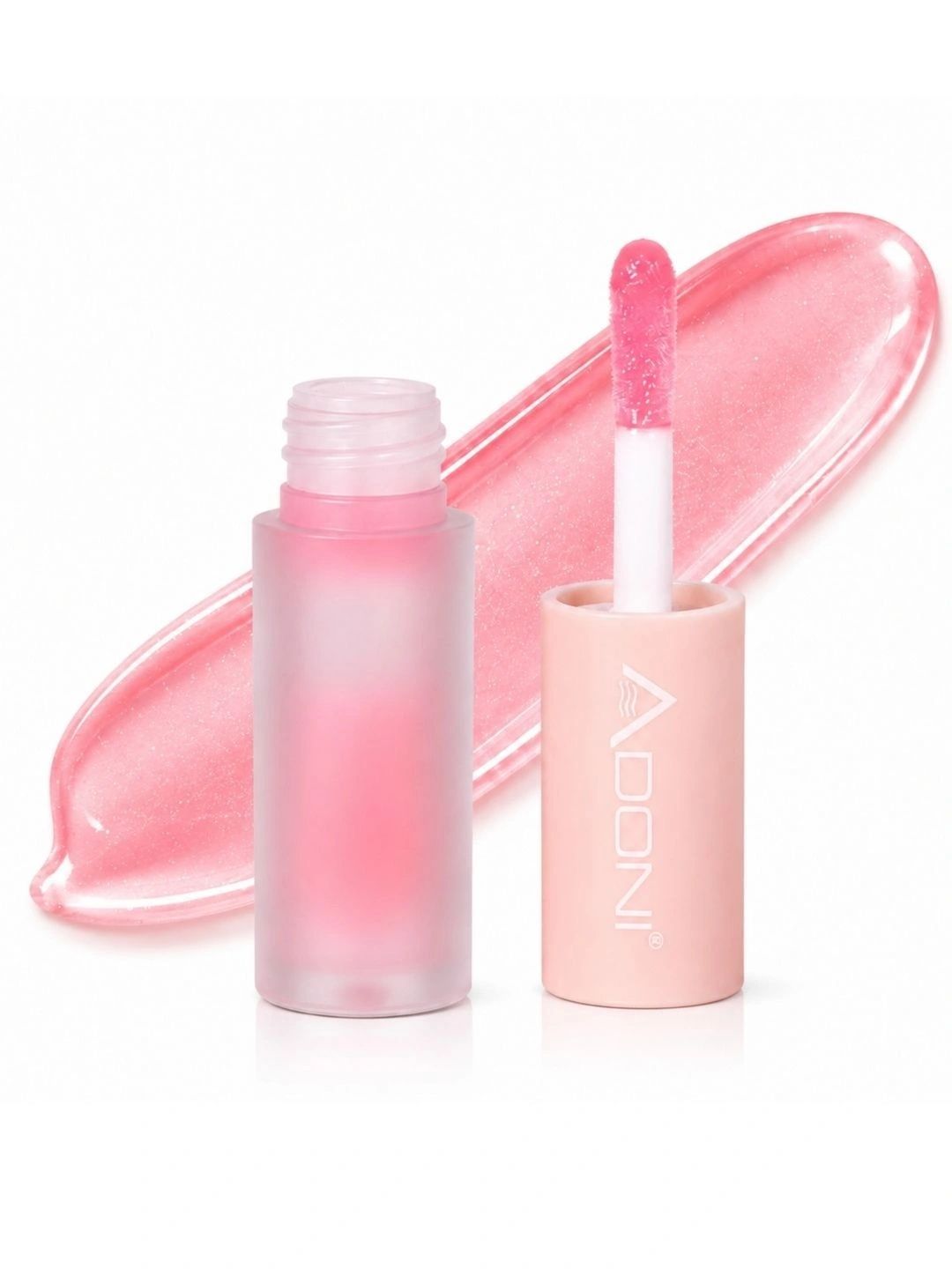 ADONI Long Lasting Lip Oil With Jojoba Oil - 3.5 ml - Pink Delight-image-2