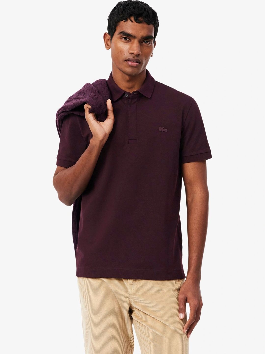 Lacoste Men Brand Logo Polo Collar T-shirt-picture-40
