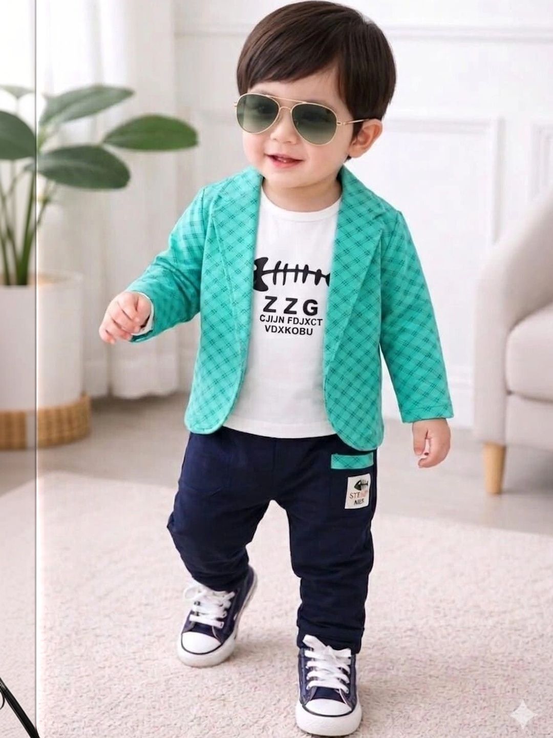 NEMI CREATION Boys Printed T-shirt with Trousers-picture-37