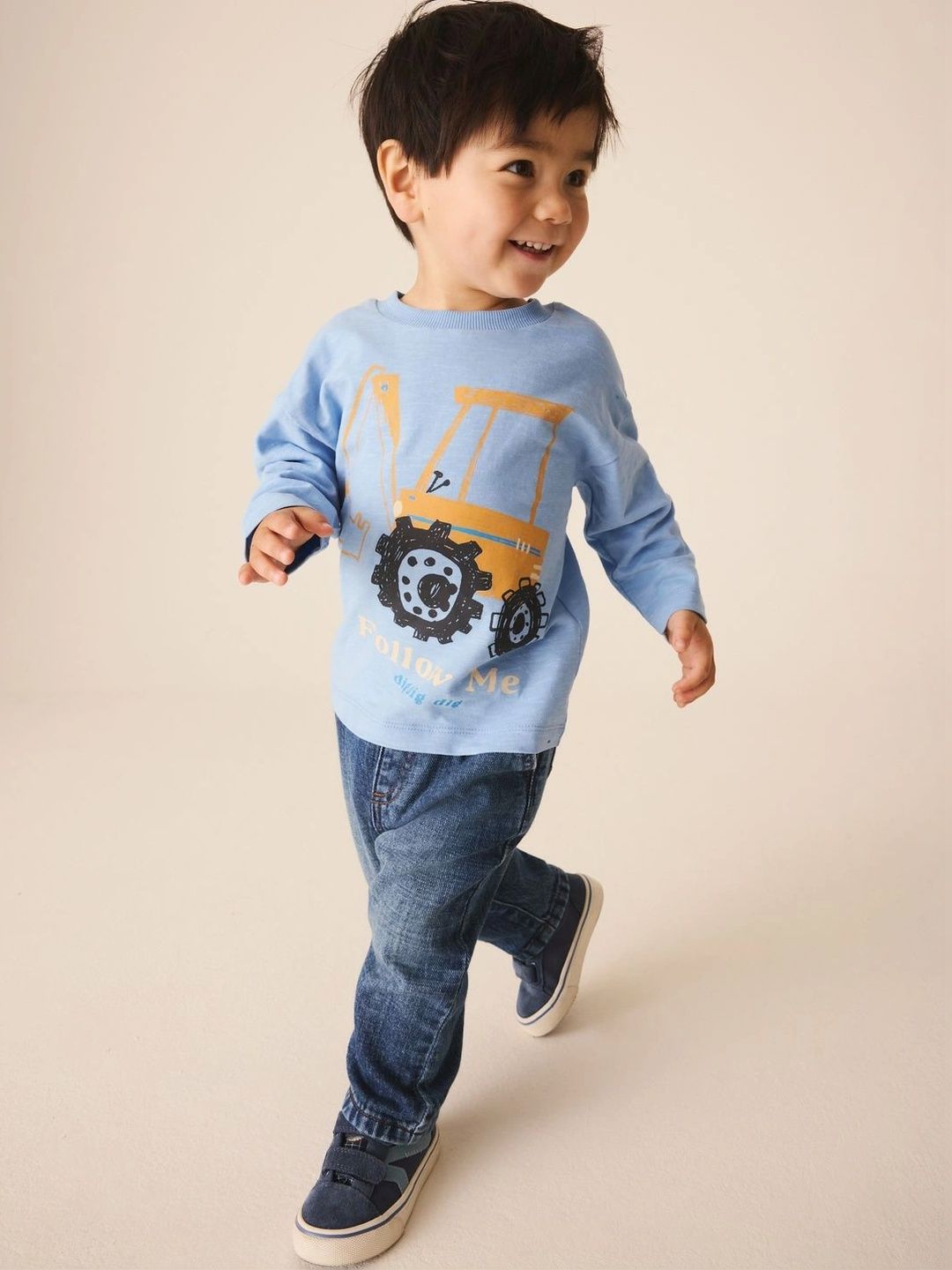 NEXT Boys Graphic Printed Pure Cotton T-shirt-picture-31