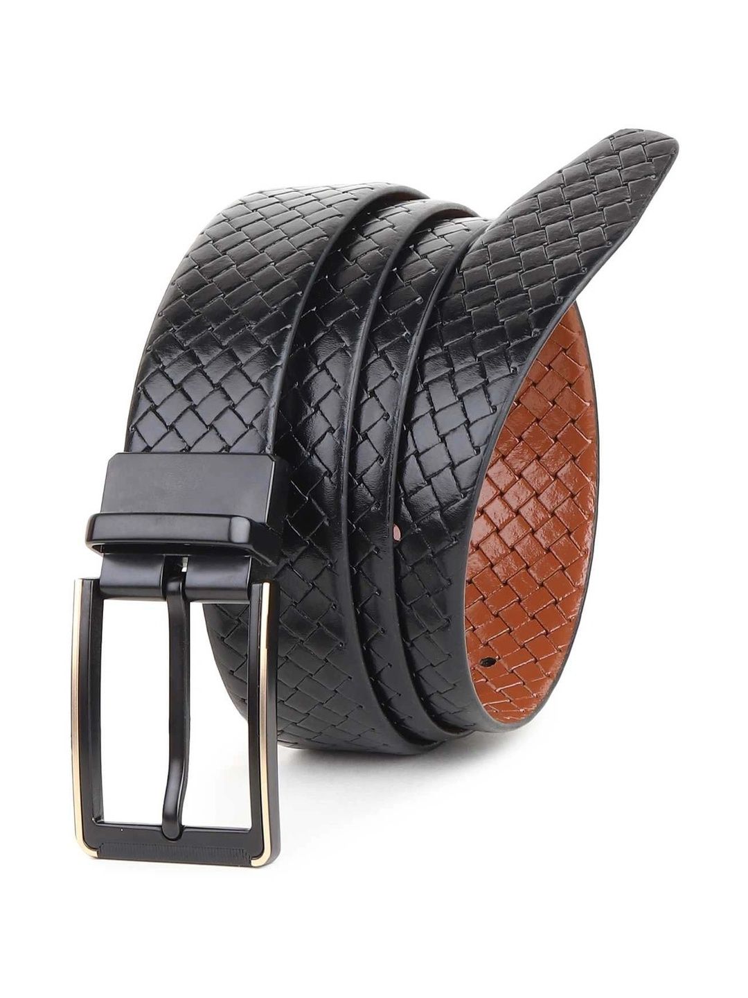 LOUIS PEARL Men Leather Reversible Formal Belt-picture-35