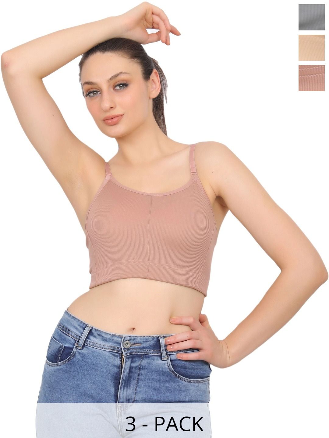 ACCEZORY Bralette Bra Full Coverage Lightly Padded-picture-12