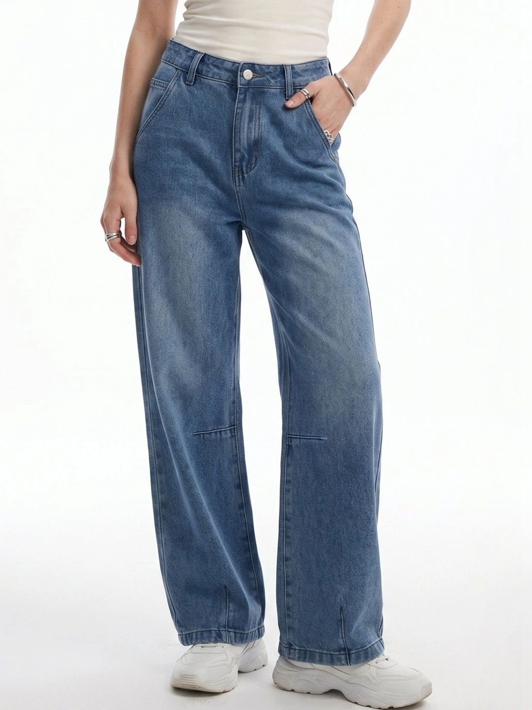 Outzidr Women Slim Fit Mid-Rise Jeans-picture-27