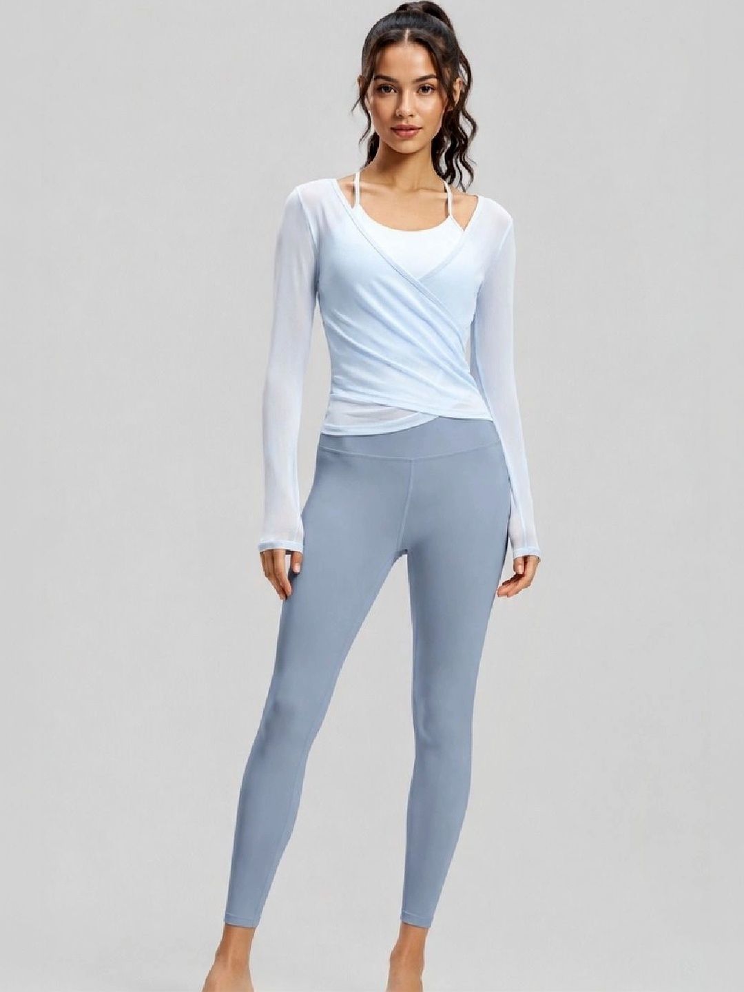 ENRIZZ Solid Top with Leggings-picture-56