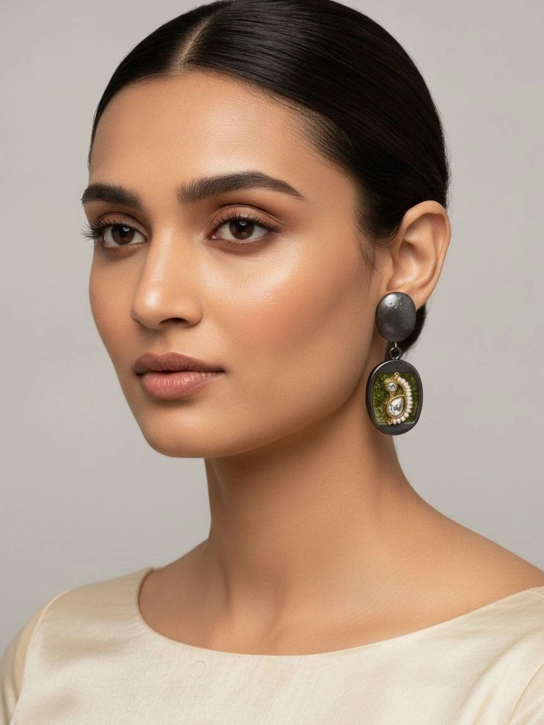 9ROCK Oval Drop Earrings-picture-38