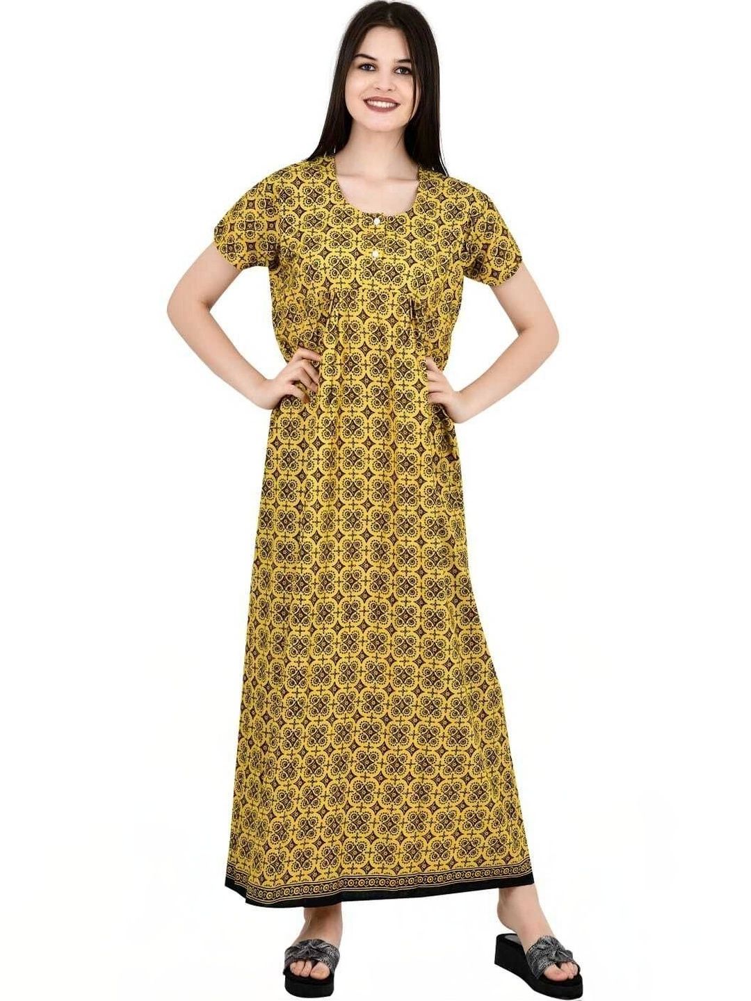 Monal Printed Maxi Nightdress-picture-19
