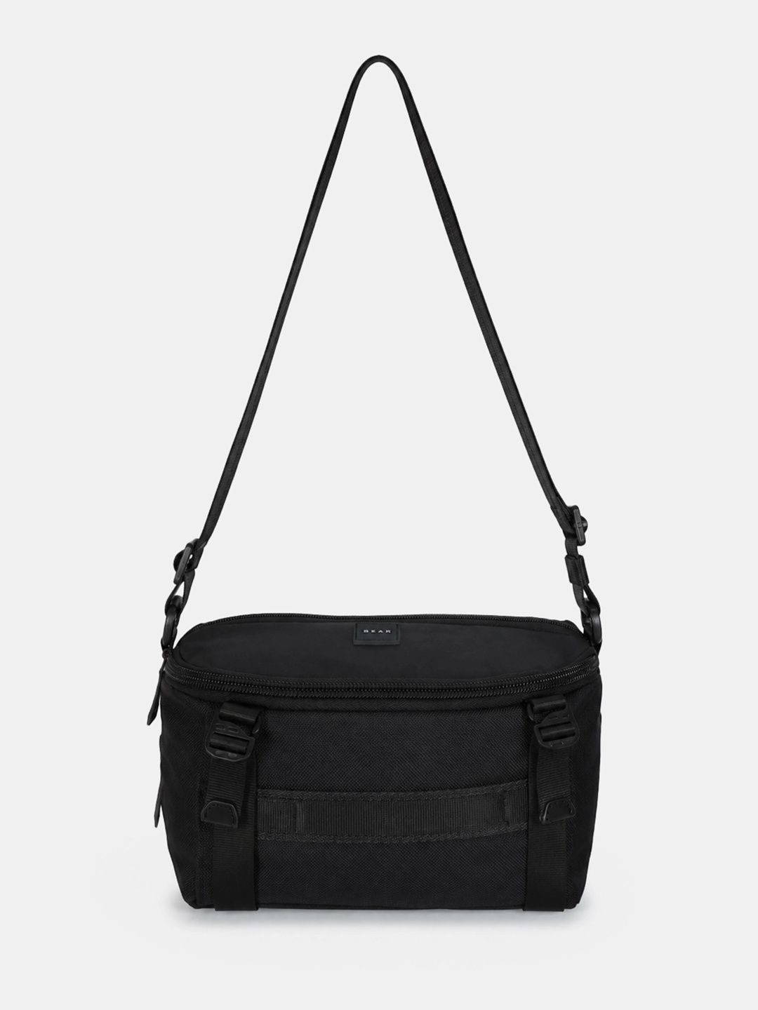THE BEAR HOUSE Men Textured Nylon Crossbody Sling Bag with Adjustable Shoulder Strap-image-49