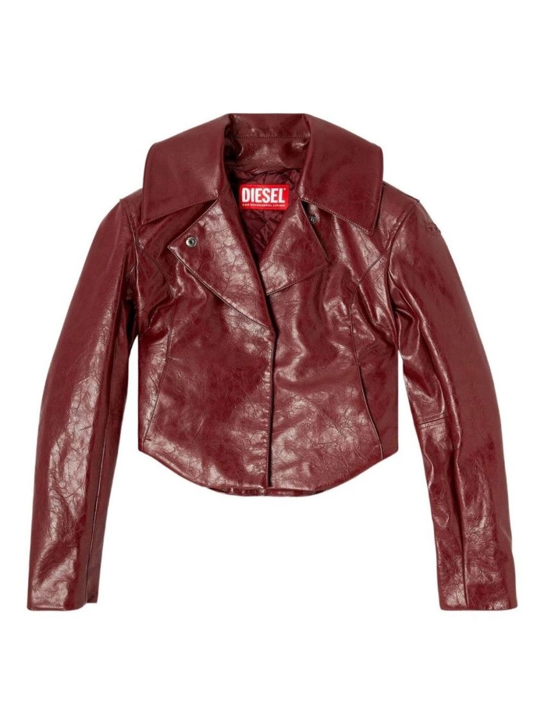 DIESEL Women Crop Biker Jacket-picture-41