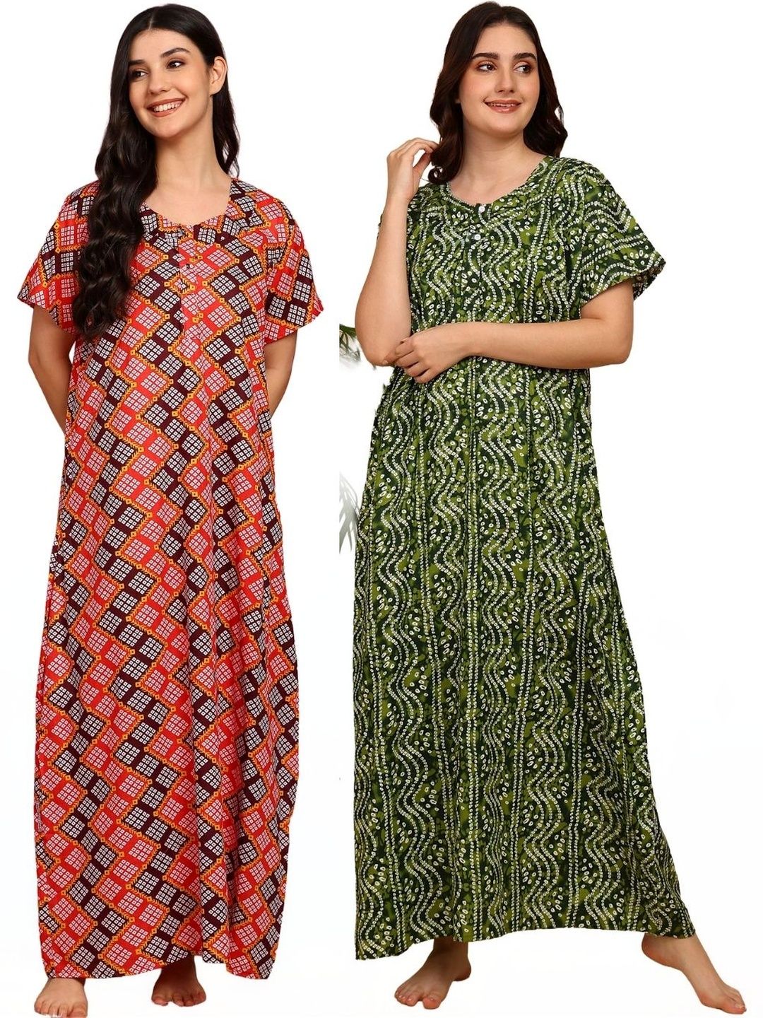 YUKATA Printed Maxi Nightdress-picture-17