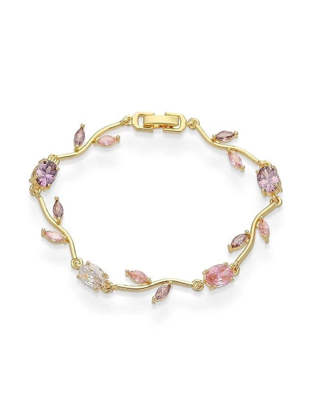 CLEO BE BOLD BE YOU Women Gold-Plated Link Bracelet-picture-29
